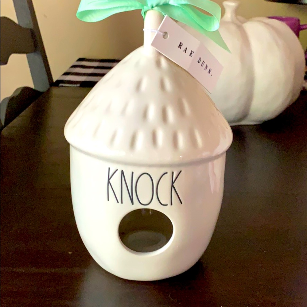 Rae Dunn birdhouse